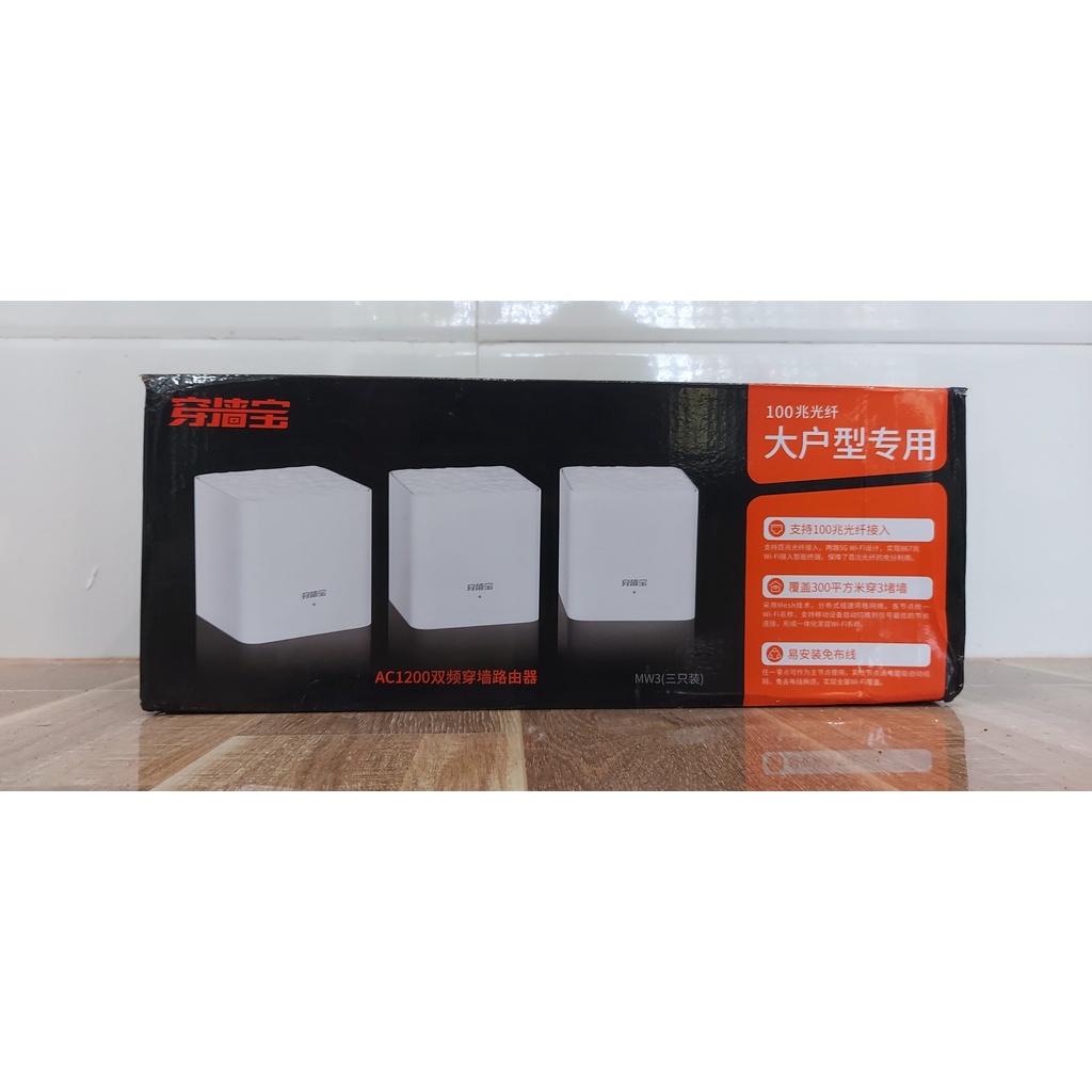 Tenda Nova MW3 AC1200Mbps WIFI MESH KHÔNG DÂY PHỦ SÓNG 100M2-300M2