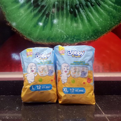 combo 120(xl)bỉm quần bobby khuyến mãi phiên bản mới