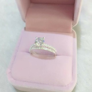 Nhẫn cặp bạc  nhỏ xinh