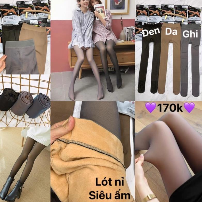 Quần tất lót lông 3D đánh lừa thị giác 3M thật chân