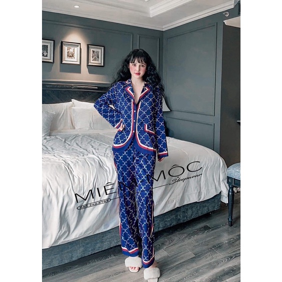 [HÀNG THIẾT KẾ CAO CẤP_] Bộ mặc nhà PIJAMA lụa GC thiết kế cao cấp , mẫu mới 2021 + HOAHANASLEEPWEAR + video ảnh thật | BigBuy360 - bigbuy360.vn