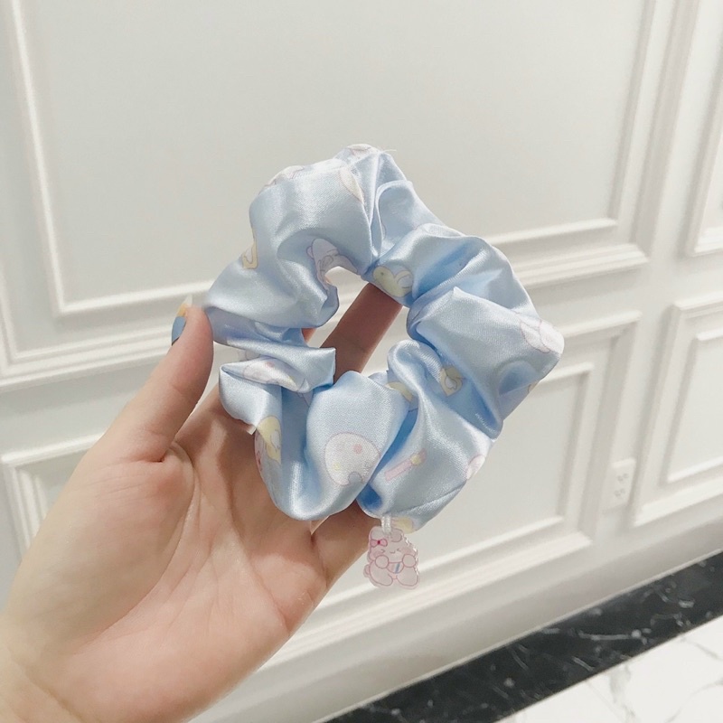 Dây buộc tóc, cột tóc scrunchies hoa quả dễ thương