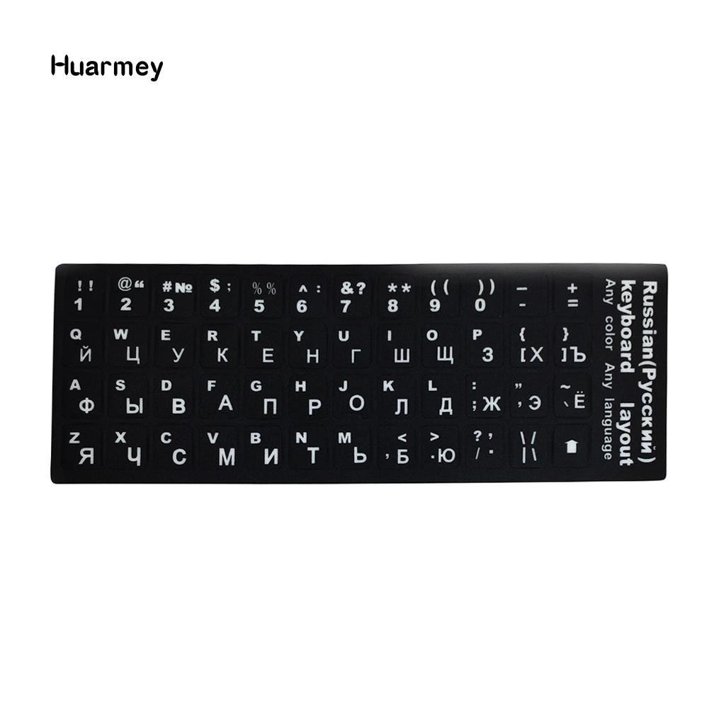 Miếng Dán Trang Trí Bàn Phím Máy Tính Laptop In Chữ Tiếng Nga Thái Lan | BigBuy360 - bigbuy360.vn