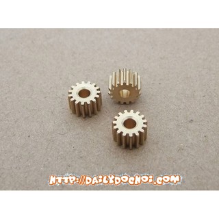 BR4E bánh răng đồng 15 răng trục 3mm