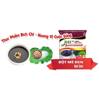 Bột Mè Đen Hạt Sen Có Đường Bịch 10 Gói