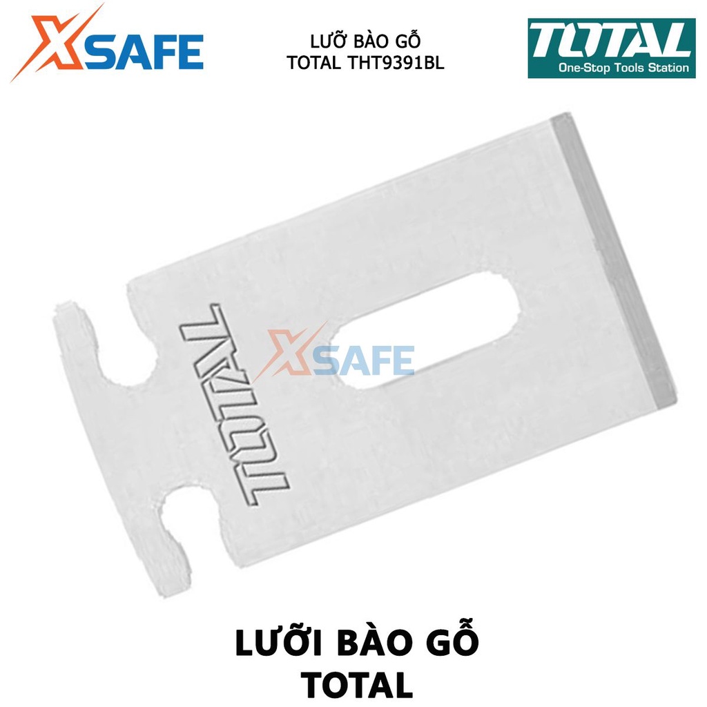Lưỡi dao bào TOTAL THT9391BL  | lưỡi bào gỗ chiều dài lưỡi 80x44, phù hợp sử dụng cho model THT9391