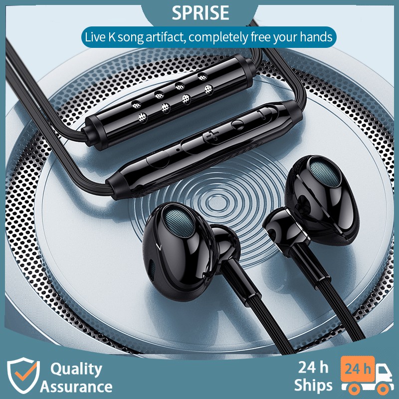 Tai Nghe Nhét Tai Jack 3.5mm Có Micro Âm Thanh Stereo Sống Động