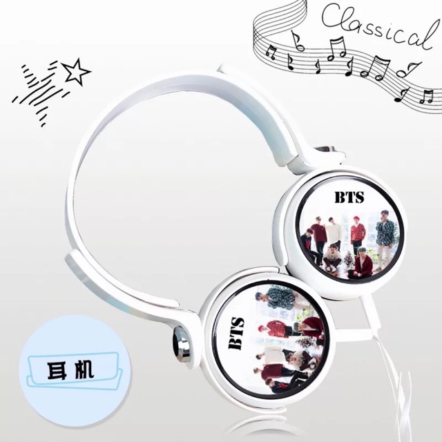 Tai phone BTS giáng sinh 2019 Head phone BTS