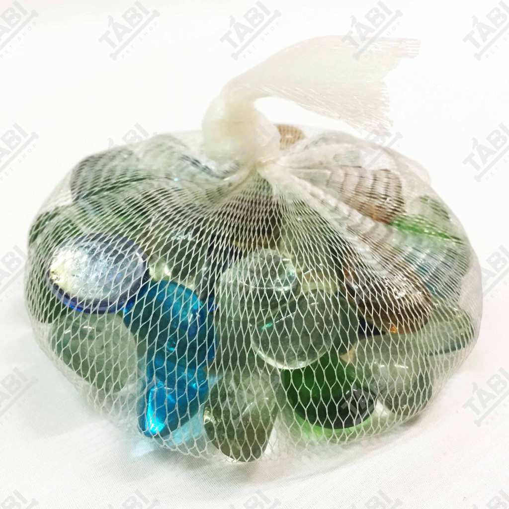 [NHẬN QUÀ KHI MUA ĐƠN 39K] Sỏi Thuỷ Tinh Trang Trí Hồ Cá 350g - Sỏi Thuỷ Tinh Làm Tiểu Cảnh Trang Trí [SỎI ĐIỀU]