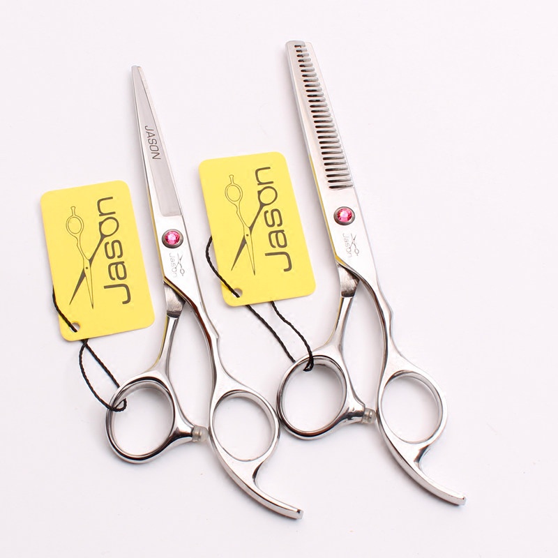 Mới JASON JASON JASON Cắt Tóc Kéo Salon Tóc Chuyên Nghiệp Cắt Răng Nổ Mỏng Hộ Gia Đình Trẻ Em Làm Tó