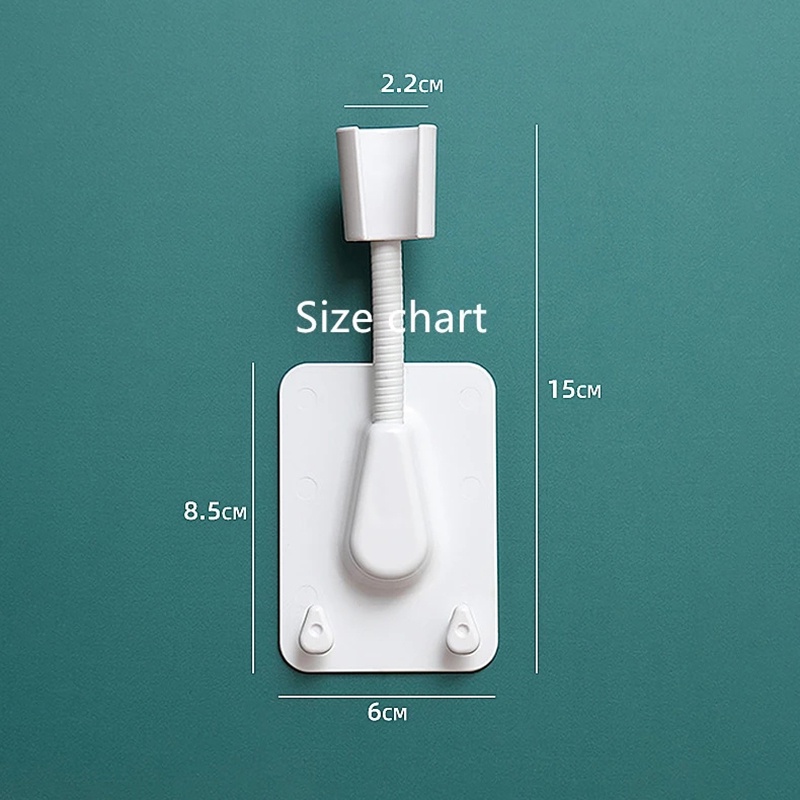 Giá đỡ vòi hoa sen 2 móc tự dính có thể điều chỉnh dành cho phòng tắm