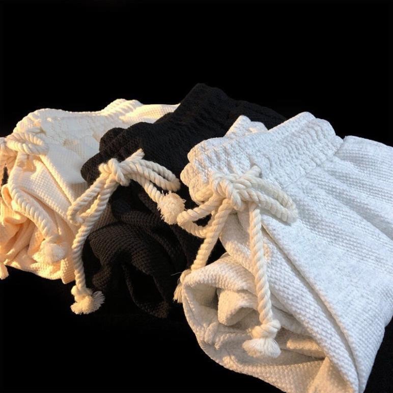 [ẢNH THẬT-SẴN] Quần Nỉ Tim Rút Ống Rộng Ulzzang Unisex Hàn Quốc