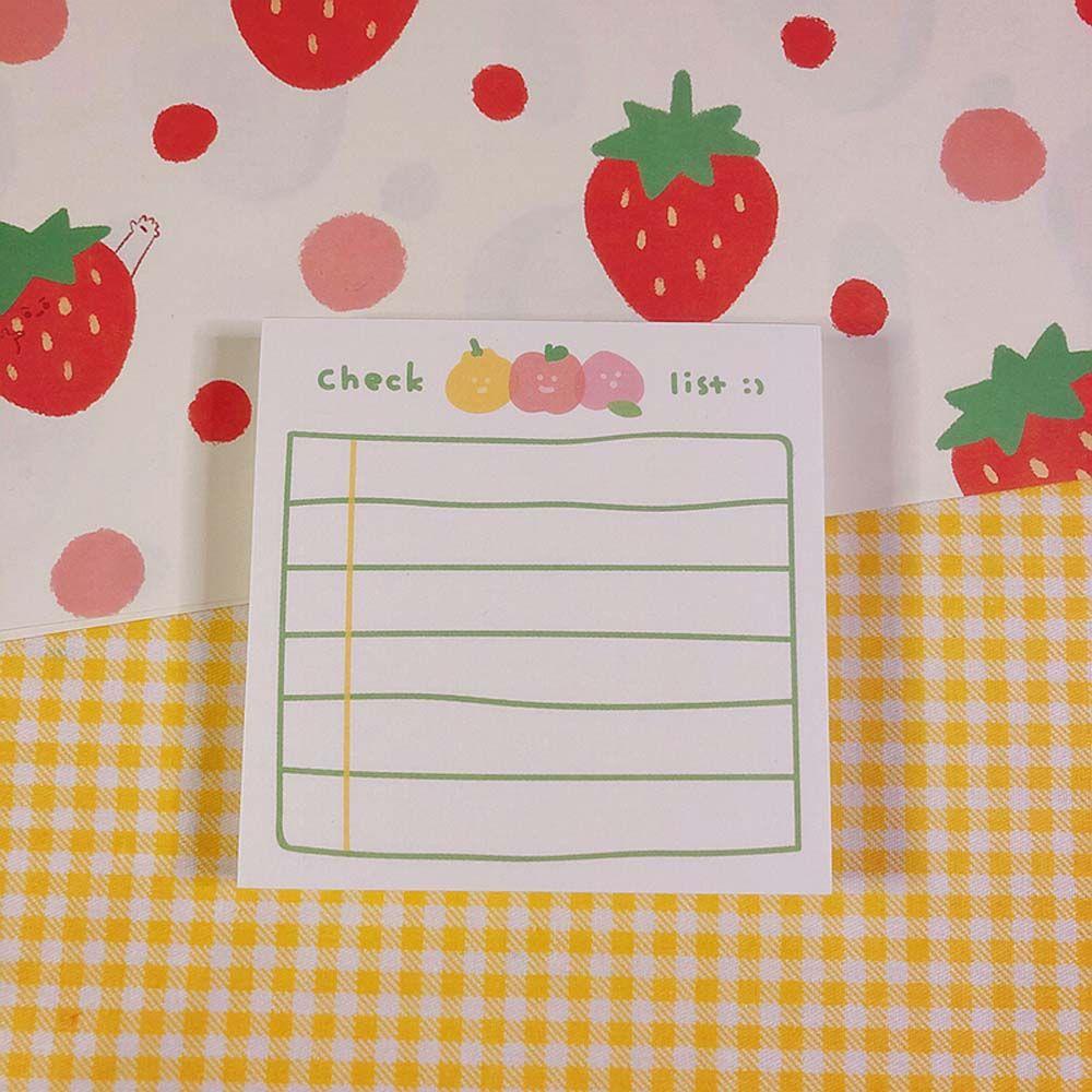 Set 100 Tờ Giấy Ghi Chú Họa Tiết Kẻ Sọc Đơn Giản