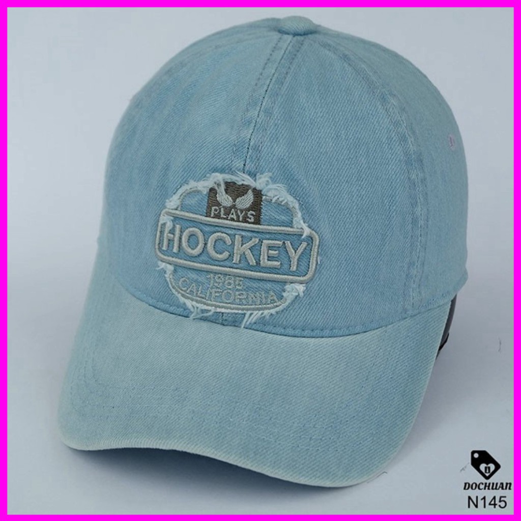 Nón kết Hockey Jean chữ đơn giản chuẩn hàng VNXK dành cho nam nữ