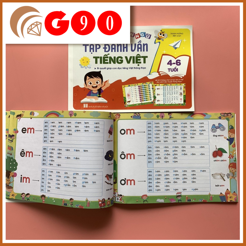 Tập đọc, ghép vần Tiếng Việt cho bé từ 4-6 tuổi