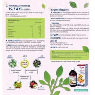 FitoBimBi ISILAX - Thảo dược Châu Âu , chất xơ tự nhiên cho bé ( Chính Hãng )