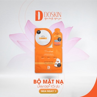Bộ Dưỡng Da Mặt 3 Bước Doskin - Dược Mỹ Phẩm Đức