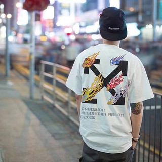 Áo thun OW x Takashi Murakami Gagosian T-Shirt