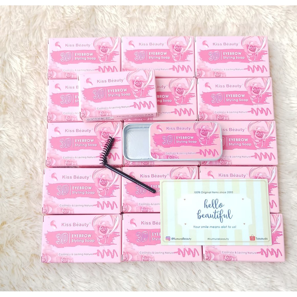 (hàng Mới Về) Xà Phòng Tạo Kiểu Lông Mày Kiss Beauty 10gr | BigBuy360 - bigbuy360.vn