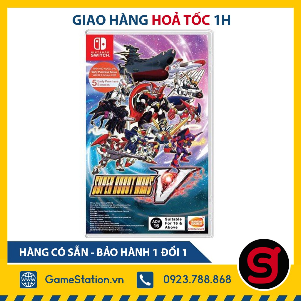 Game Super Robot War V - Cho Máy Nintendo Switch