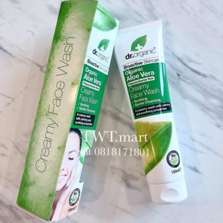 Sữa rửa mặt và tẩy da chết của Dr.Organic