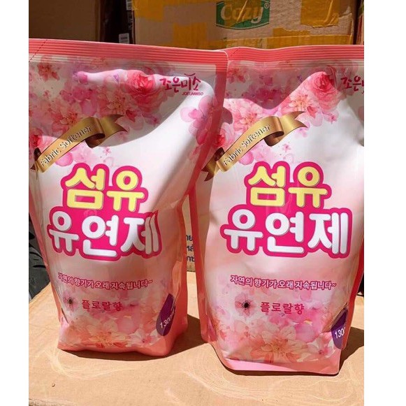 Nước Xả Vải Hàn Quốc JOEUNMISO 1300ML Chính Hãng 5.0 hương thơm dịu nhẹ an toàn cho da