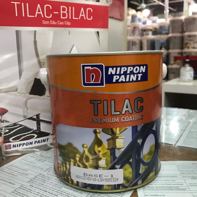 [Chính hãng] Sơn dầu NIPPON TILAC  dùng cho sắt gỗ kim loại