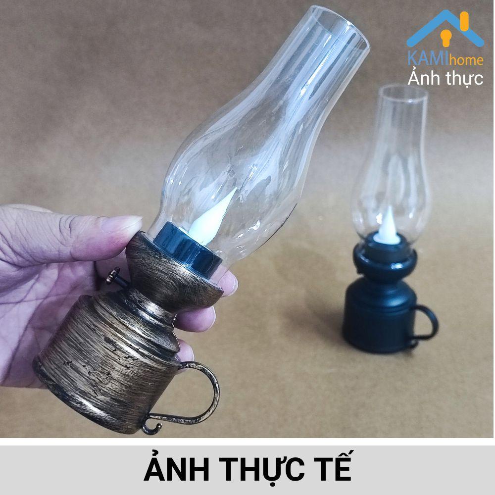 Đèn dầu led kiểu ngọn nến trang trí phòng ngủ bàn ăn KM 26021