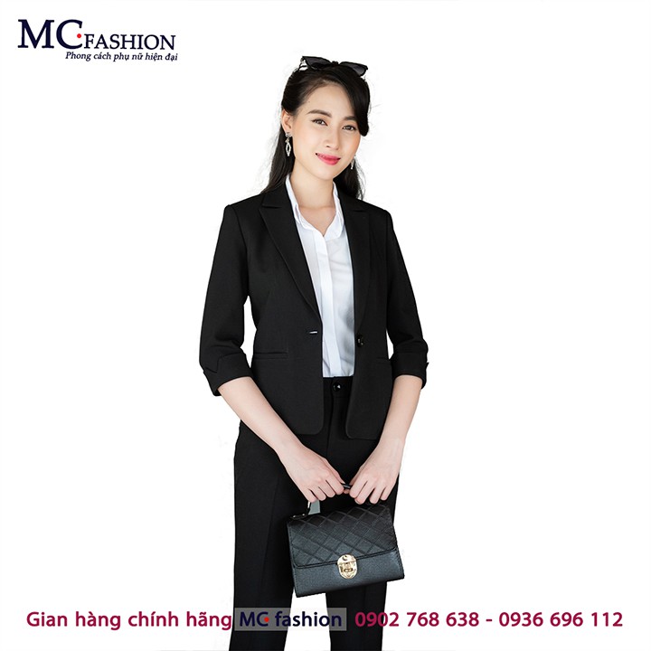 Quần Tây Nữ Công Sở Đẹp Mc Fashion, Ống Côn Kiểu Quần Tây Nữ Lưng Cao Dáng Âu, Màu Nude, Đen, TQ0383