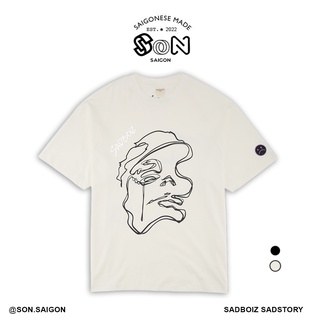 SADBOIZ - Áo thun SADBOIZ SAD STORY/WHITE Local Brand Son.Saigon