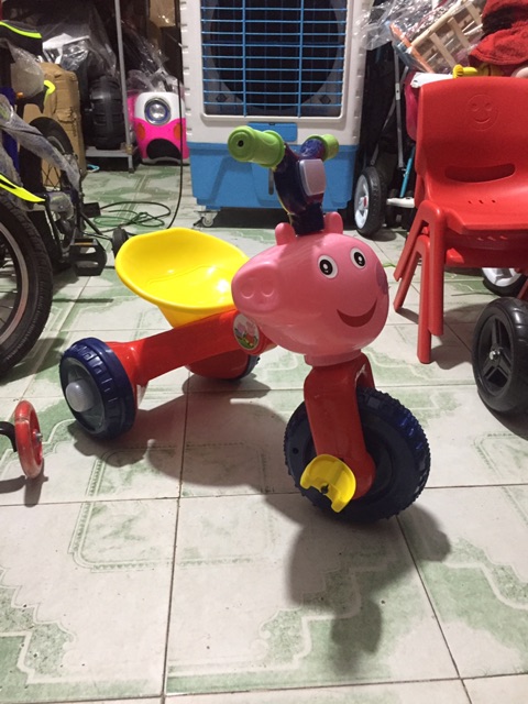 XE ĐẠP BA 3 BÁNH CÚT KÍT CHO 1-4T PHÁT SÁNG GẤP GỌN