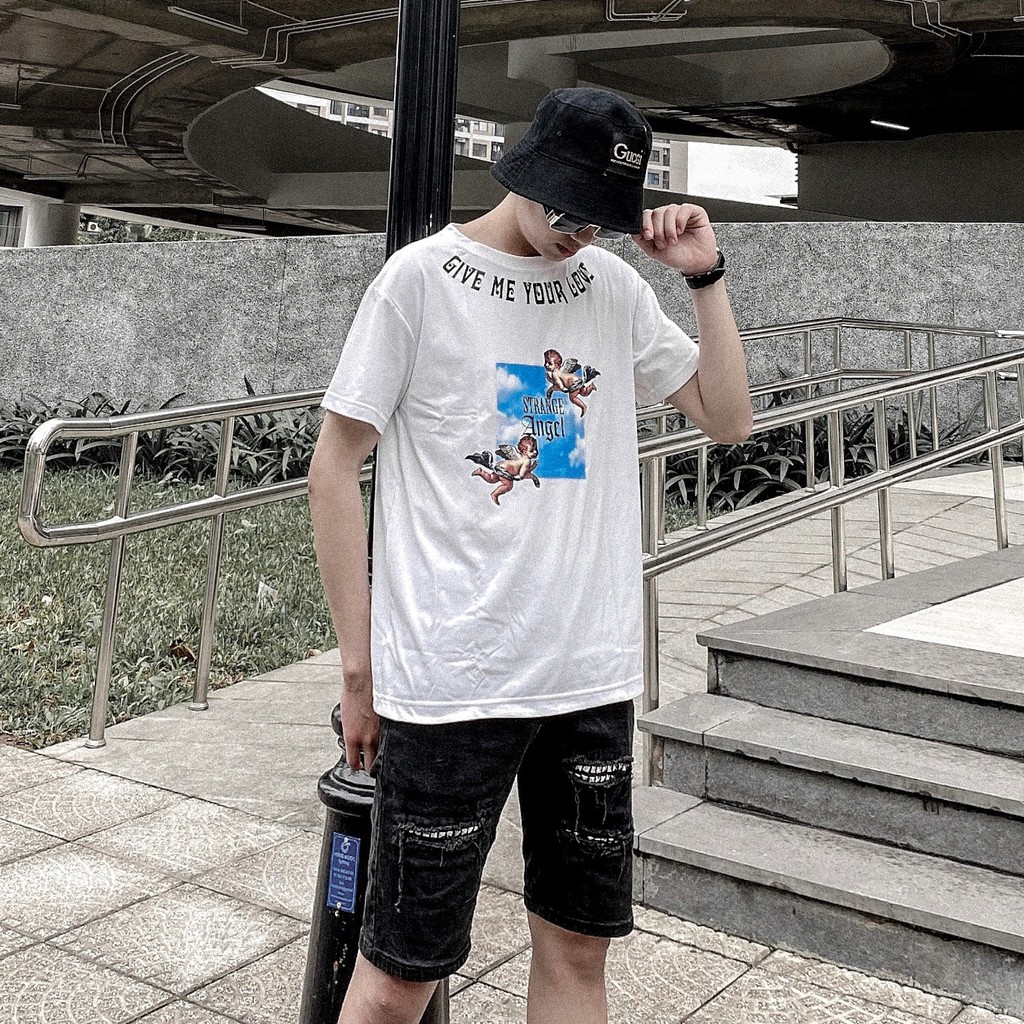 Áo Phông Rộng Dáng Unisex Cho Cả Nam Và Nữ - Áo Thun Thiết Kế In 5D - Chất Vải Cotton Cao Cấp Dày Dặn Mặc Cực Thích T1 | BigBuy360 - bigbuy360.vn