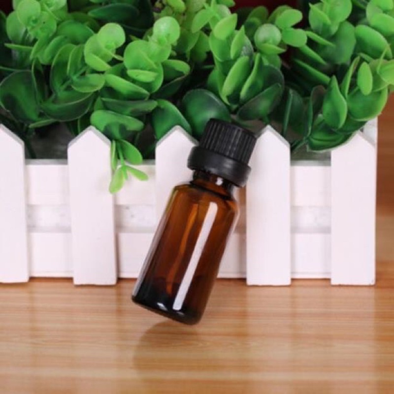 Chai lọ đựng tinh dầu thủy tinh nắp đen nhỏ giọt/nắp bóp 5ml 10ml 20ml 30ml 60ml