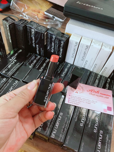 ✔️[chuẩn auth] Son SHU UEMURA 585 vỏ đen 2019 #skincare.luxury#👑