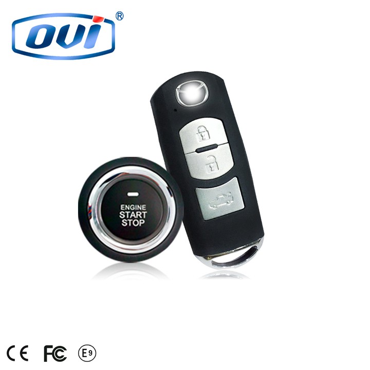 Bộ chìa khóa thông minh START-STOP điều khiển từ xa dành cho ô tô Mazda EF025: Thương hiệu OVI - Mỹ