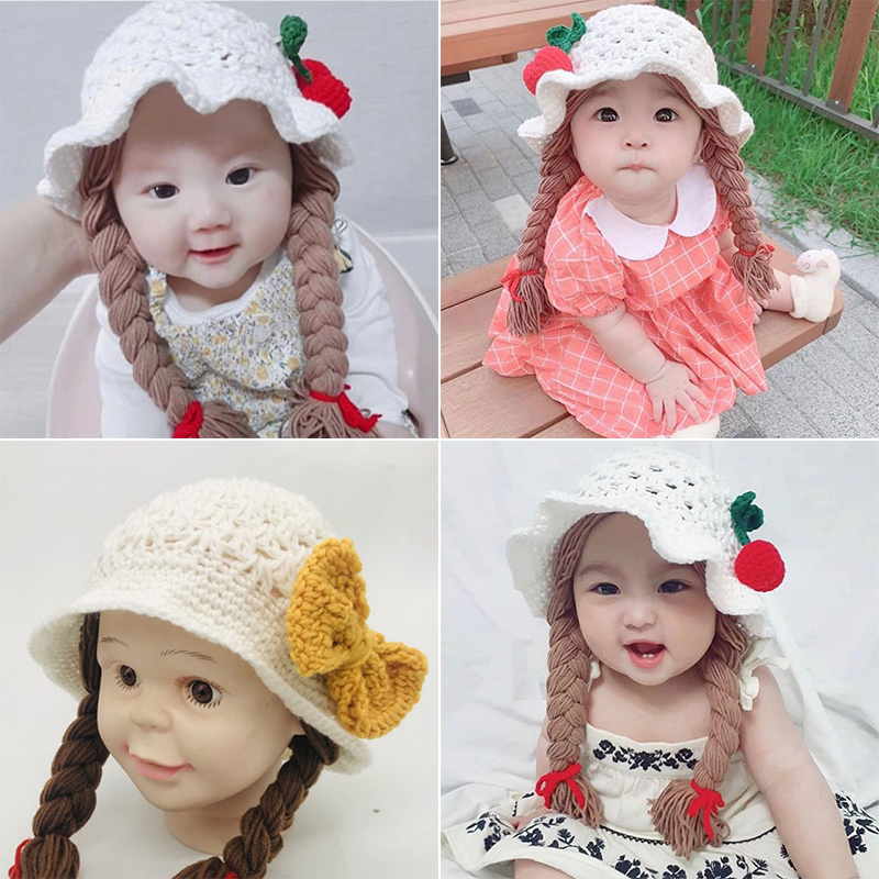 HANDMADE Mũ Len Trùm Đầu Cho Bé