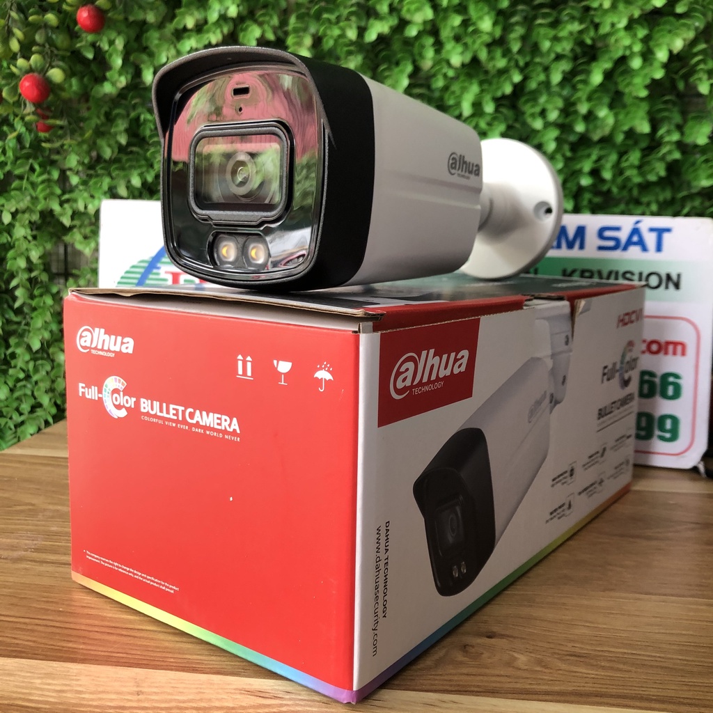 Camera Dahua DH-HAC-HFW1509TLMP-A-LED Thân Full Color Tích Hợp Micro