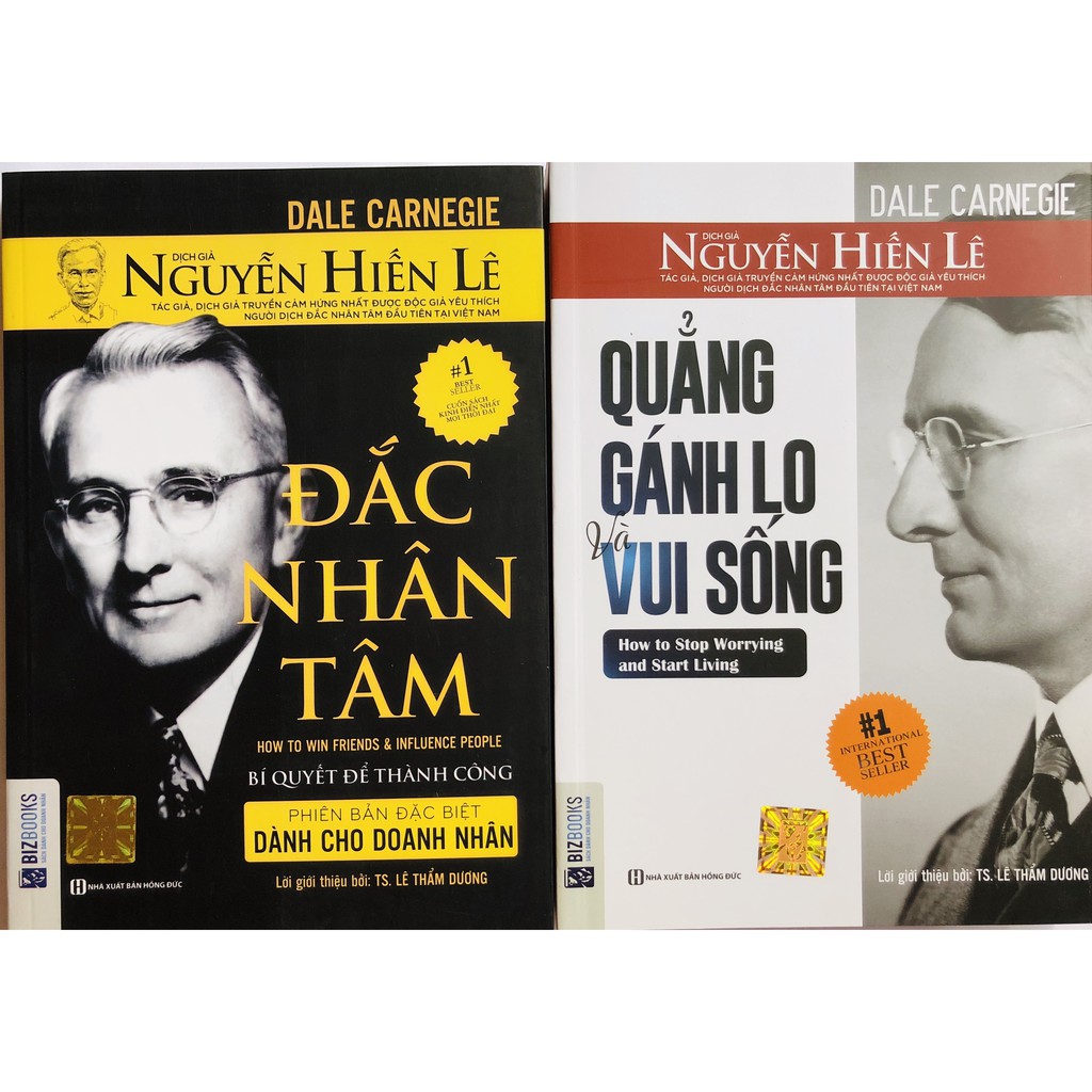 Sách - Đắc Nhân Tâm – phiên bản đặc biệt dành cho doanh nhân + Quẳng Gánh Lo Và Vui Sống tặng kèm bút nhiều màu sắc