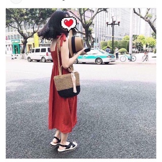 Túi cói đi biển