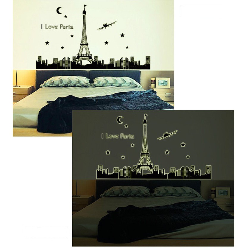 Decal dán tường Dạ quang paris | BigBuy360 - bigbuy360.vn