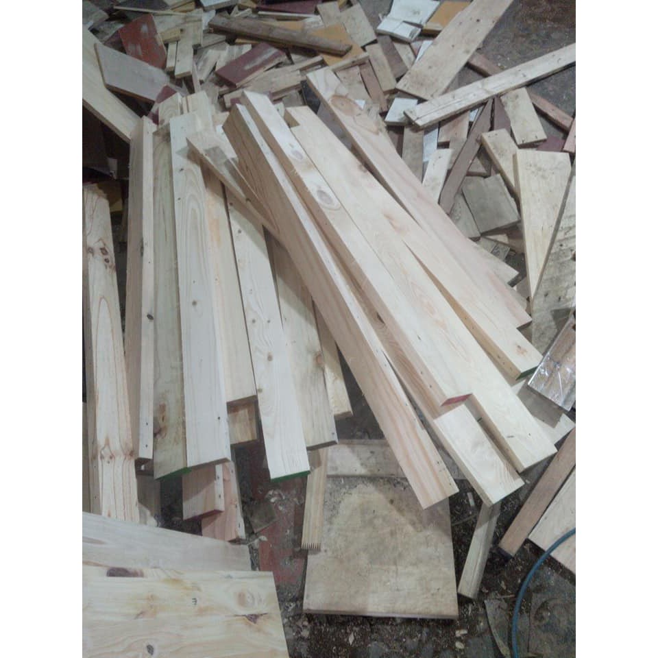 [Siêu Sale] 10 nan gỗ pallet rẻ Dài 1,1m - thanh gỗ pallet - Nẹp trang trí ốp tường gỗ thông pallet 0877226655