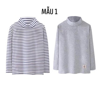 Combo 3 set áo cổ lọ cho bé trai, bé gái