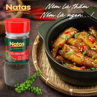 Bột tiêu đen xay Natas Hũ 55gr