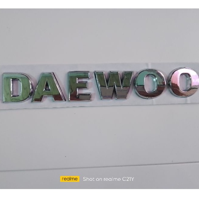Tem dán, decal, logo/ lô gô chữ nổi DAEWOO MATIZ- Skam Autoparts