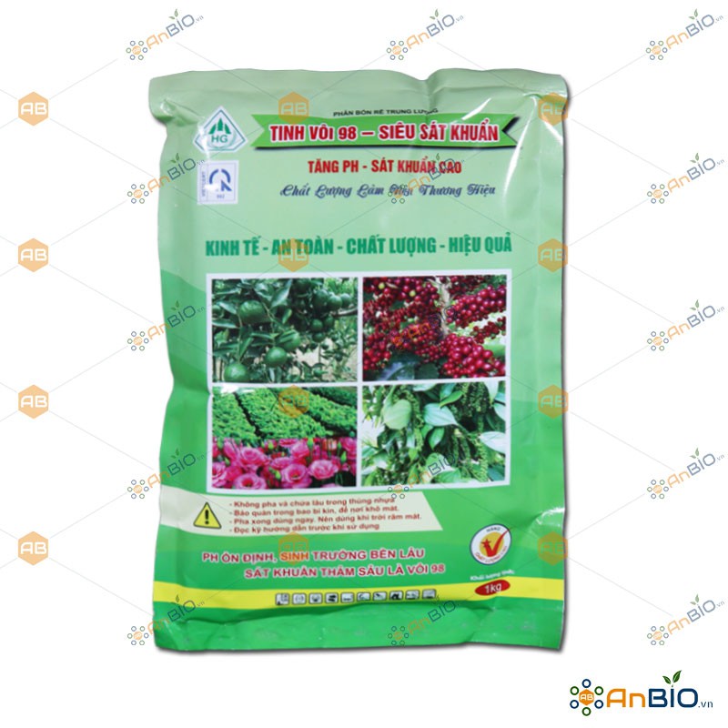 TINH VÔI 98 Gói 1Kg TĂNG PH – SÁT KHUẨN CAO - C3.1031