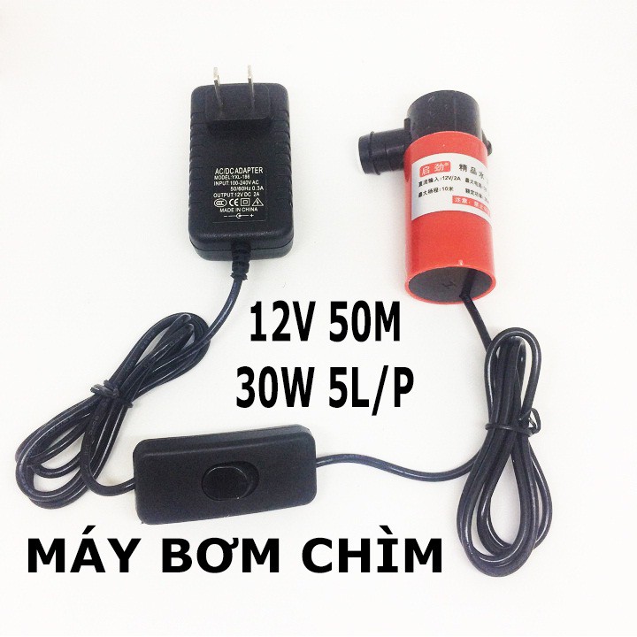 [XẢ KHO][NHẬP MÃ GIẢM NGAY 5%]Máy bơm chìm 12V30W5M - hỗ trợ kỹ thuật trọn đời | BigBuy360 - bigbuy360.vn