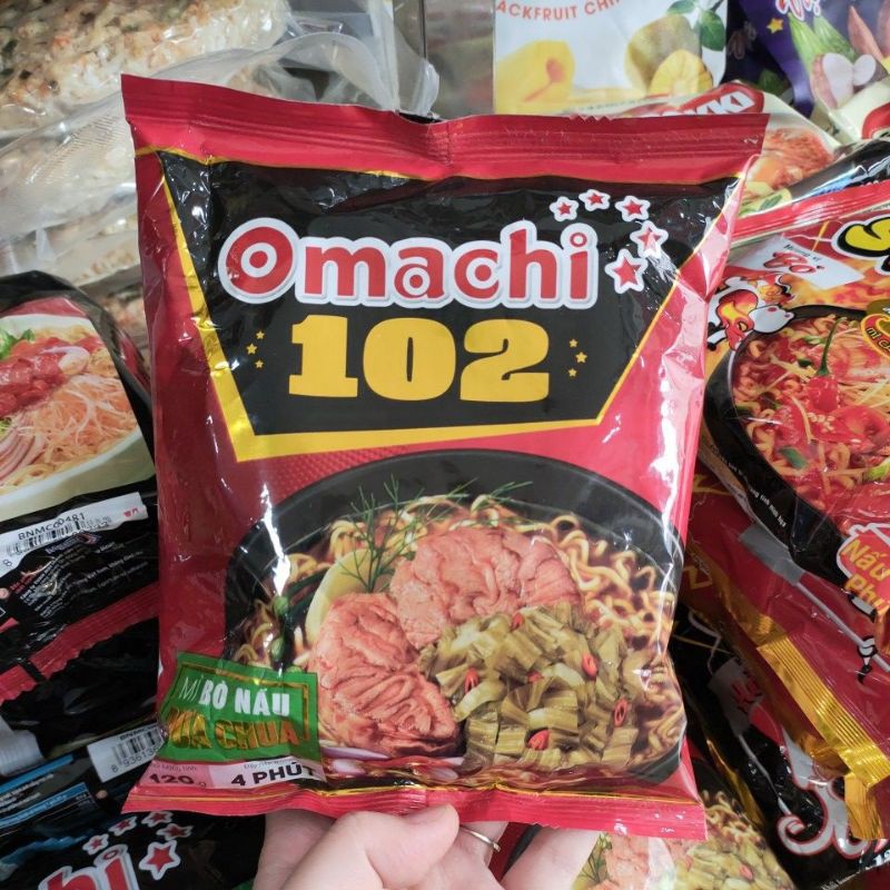 Mì tôm Omachi 102 (120g)