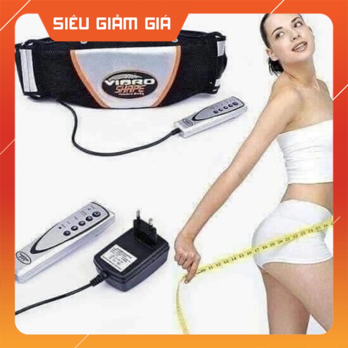 Freeship ⛔ ĐAI RUNG NÓNG VIBRO GIẢM MỠ - ✔SIÊU GIẢM EO -✔ GIẢM ĐÙI ✔VAI ✔BẮP TAY Shipfree