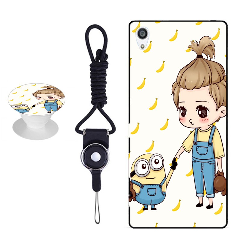 Ốp điện thoại silicagel thiết kế họa tiết ấn tượng cho SONY Xperia Z5 Premium/Z5 Plus/E6883/E6853/E6833