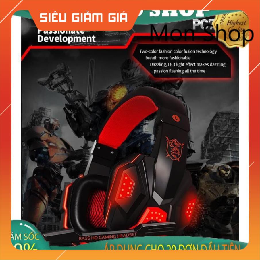 Tai nghe chuyên game thủ Plextone PC780 - đèn LED - Có Mic - head phone gaming mã pc780 (Gía sỉ ) MON SHOP SHOP